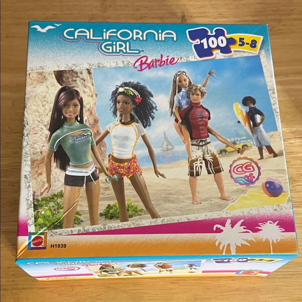 😄California Girl Barbie 2004 puzzle 100 piece sealed
